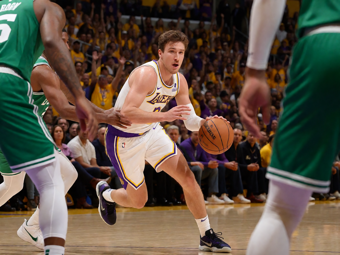 NBA季后赛激烈对抗现场